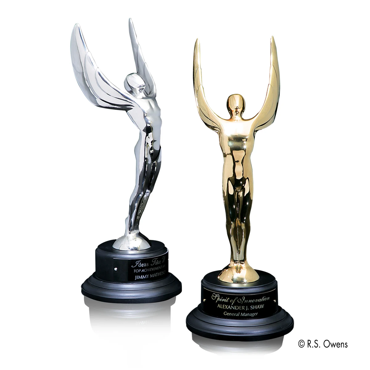Winged Achievement Award on Ebony 1