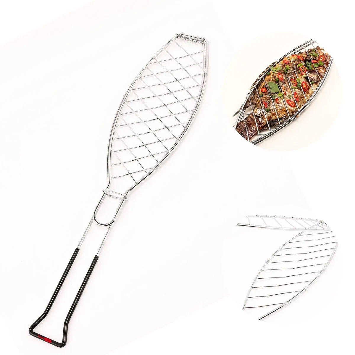 Iron Outdoor Grilled Fish Clip 1