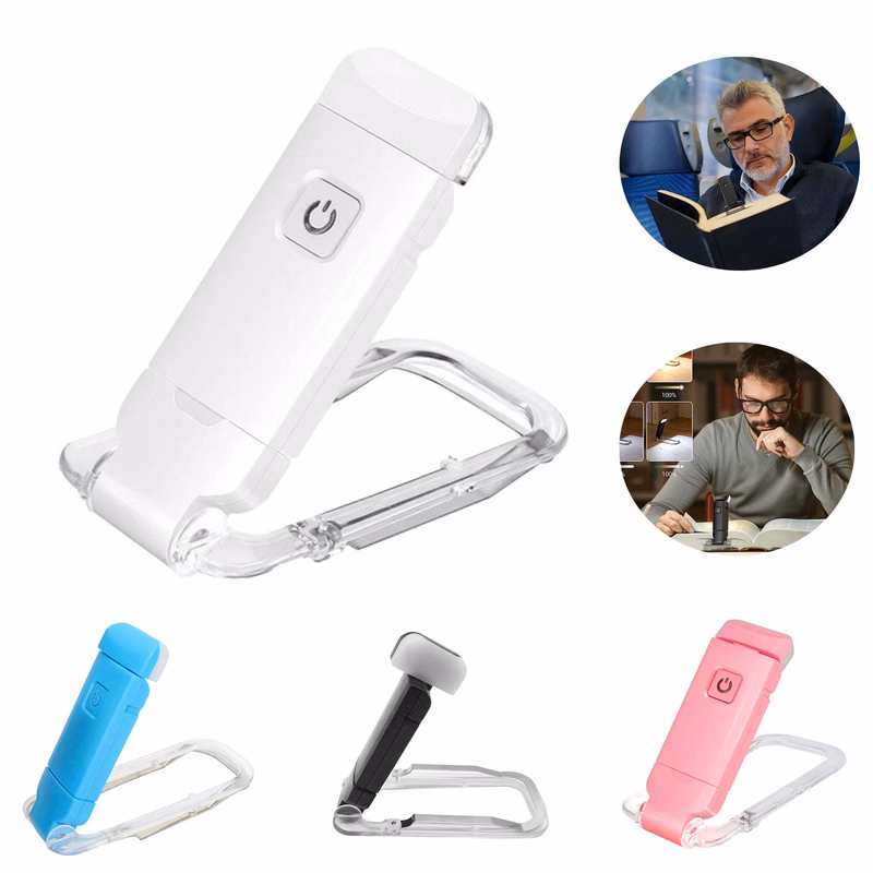 USB Rechargeable Portable Bookmark Lamp Book Light