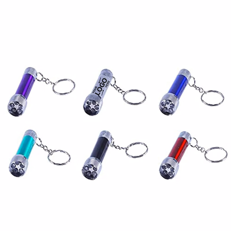Super Bright 5 Led Flashlight Key Chain