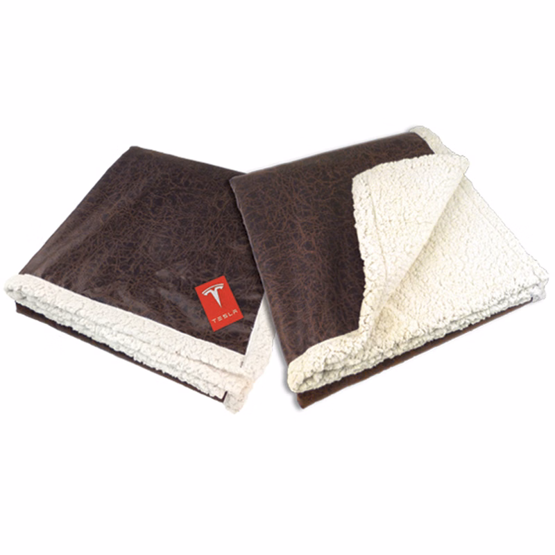 Leather/LambswoolThrow