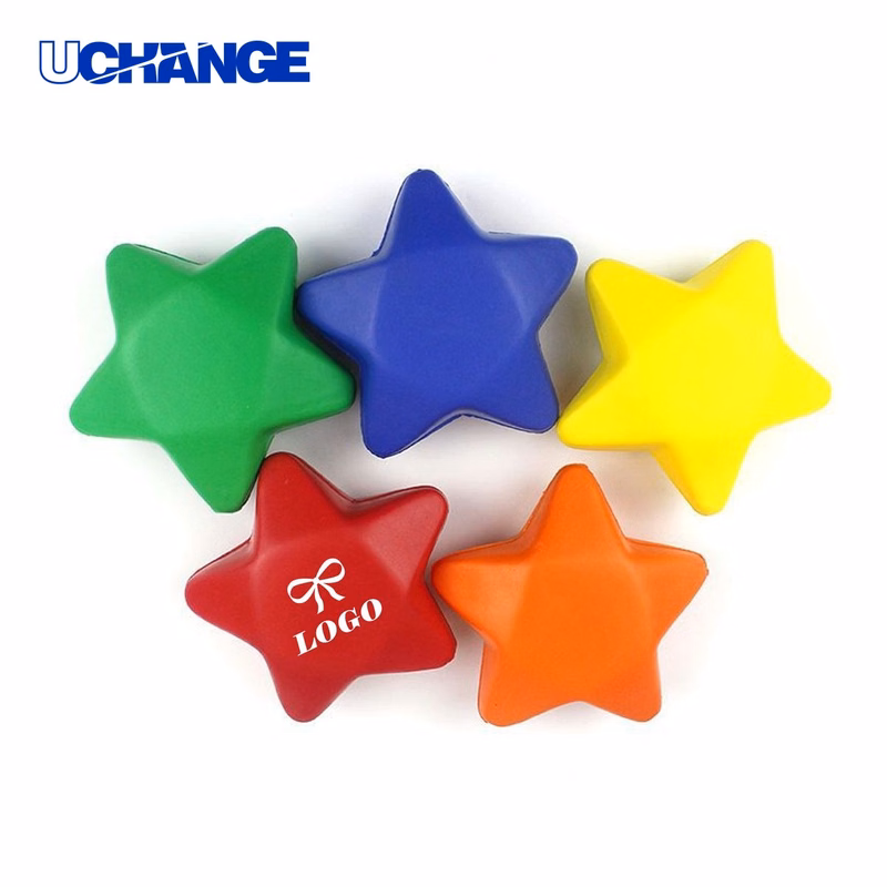 Custom Star Stress Relief Ball