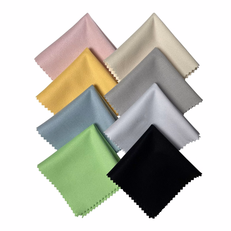 Microfiber cleaning cloth available in a variety of colors