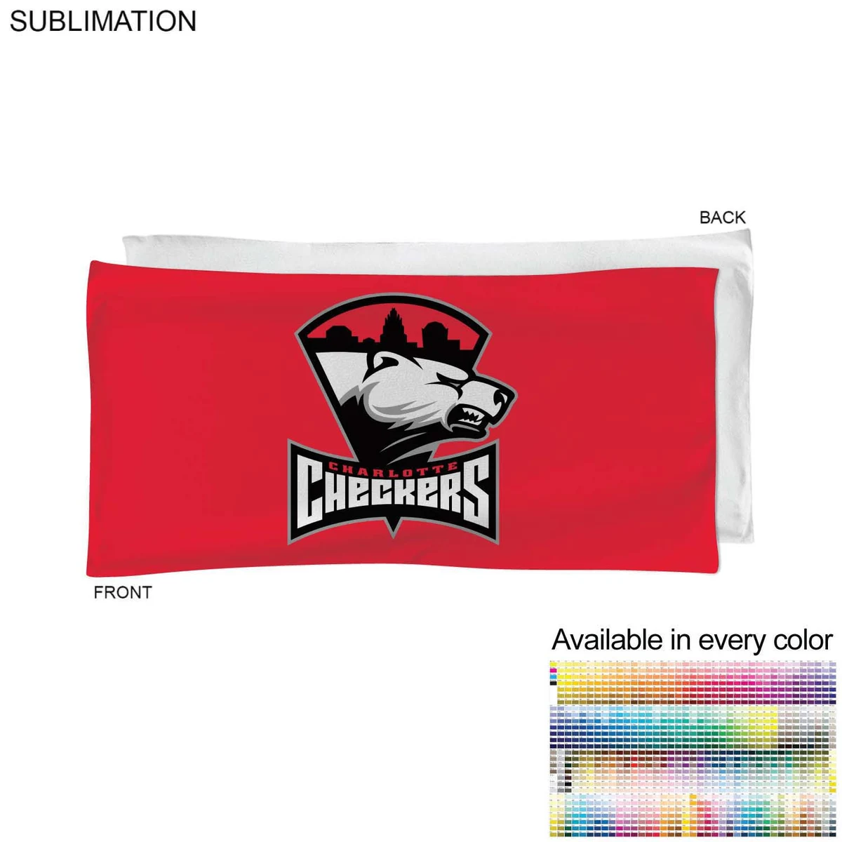Colored Microfiber Terry Pool, Gym Towel, 20x40, Sublimated in Any PMS color Edge to Edge 1 side 1