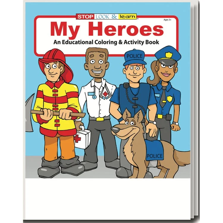 My Heroes Coloring & Activity Books - 16 Pages Ages 3-11 1