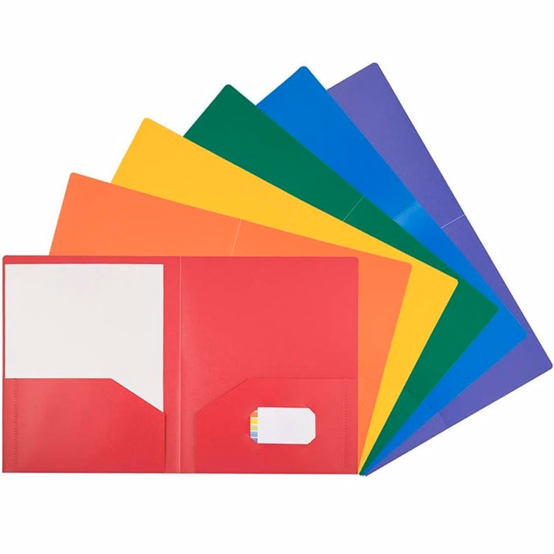 Plastic Folder With Pockets