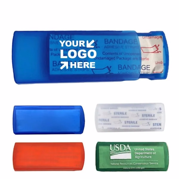 Imprinted Plastic Bandage Dispenser