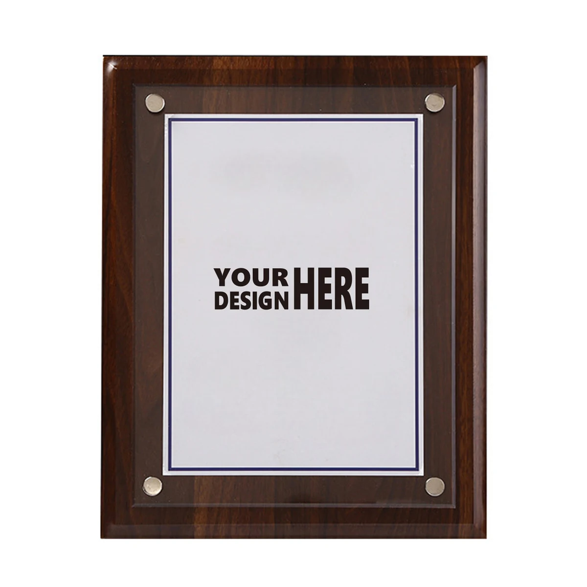 MOQ50 Custom Wooden Acrylic Award Plaque For Recognition 1