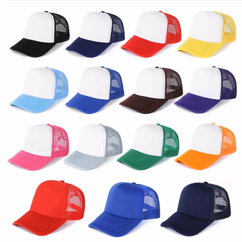 Cotton Baseball Cap With Mesh