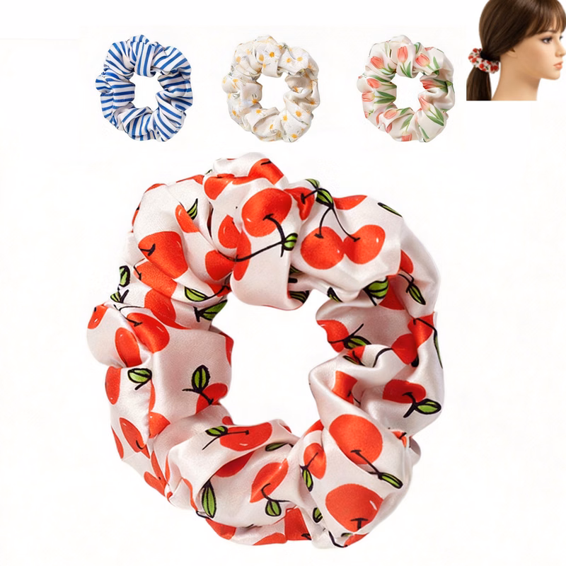 Vibrant Scrunchie Hair Accessory