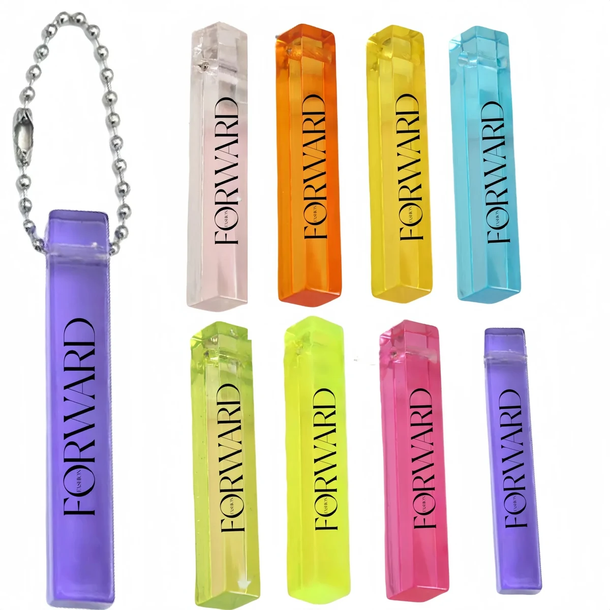 Acrylic Long Strip Keychain 1