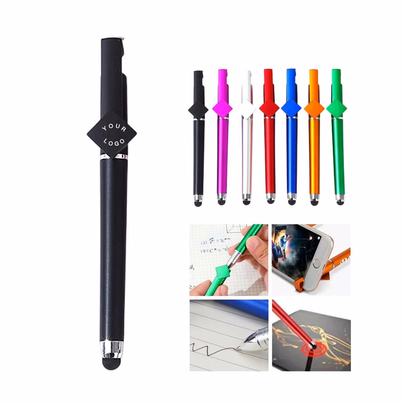 ABS Pen with QR Code and Phone Stand