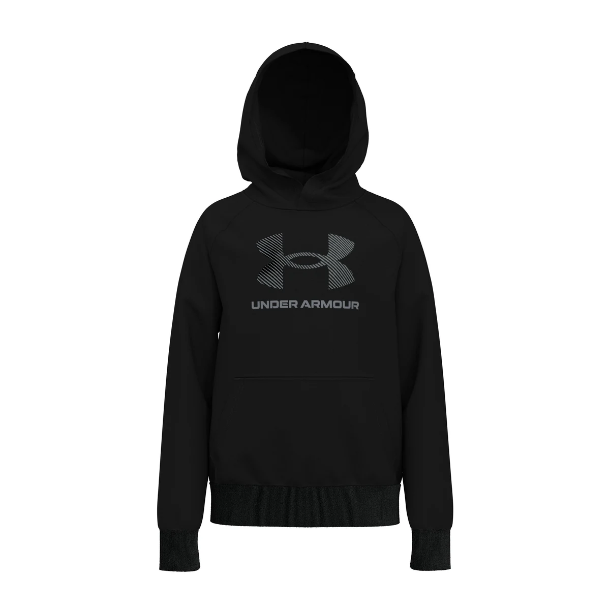 Boys' UA Rival Fleece Big Logo Print Fill Hoodie 1