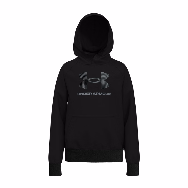 Boys' UA Rival Fleece Big Logo Print Fill Hoodie 
