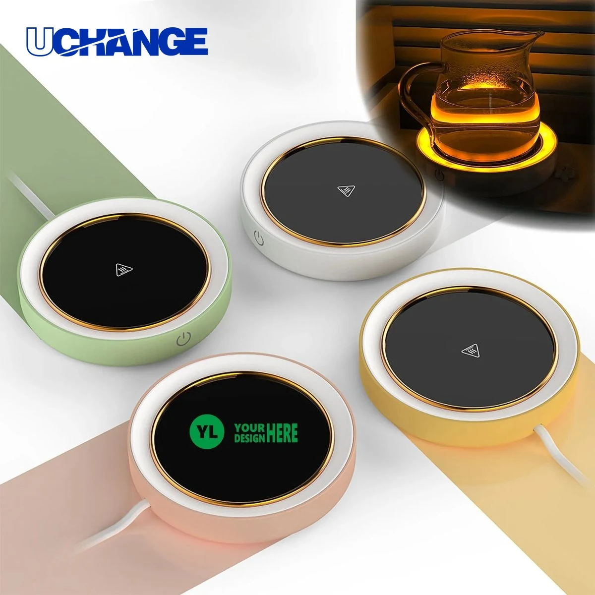 LED Night Light Coffee Mug Warmer 1
