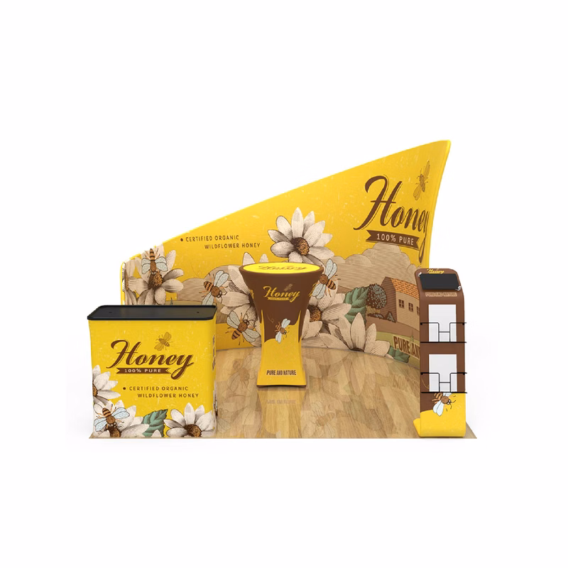 Custom Booth L Hardware 10x10