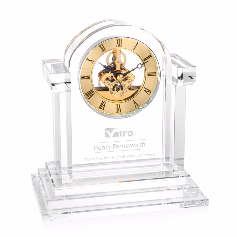 Velia Clock - Gold