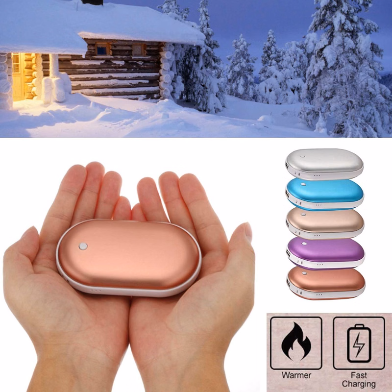 iBank ® Rechargeable Hand Warmer + 5200mAh Power Bank Charger