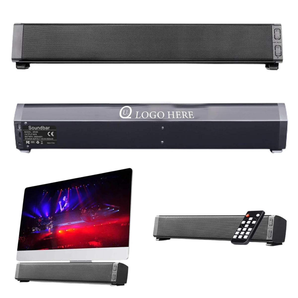 Rechargeable Wireless Sound Bar W/ Remote 1