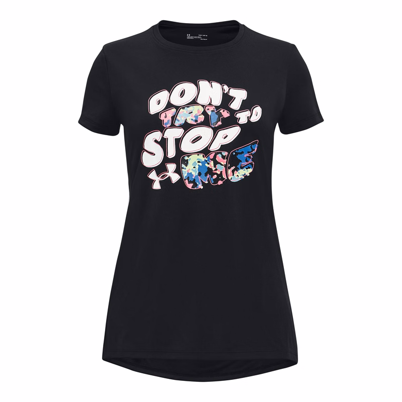 Girls' UA Tech Cant Be Stopped Short Sleeve