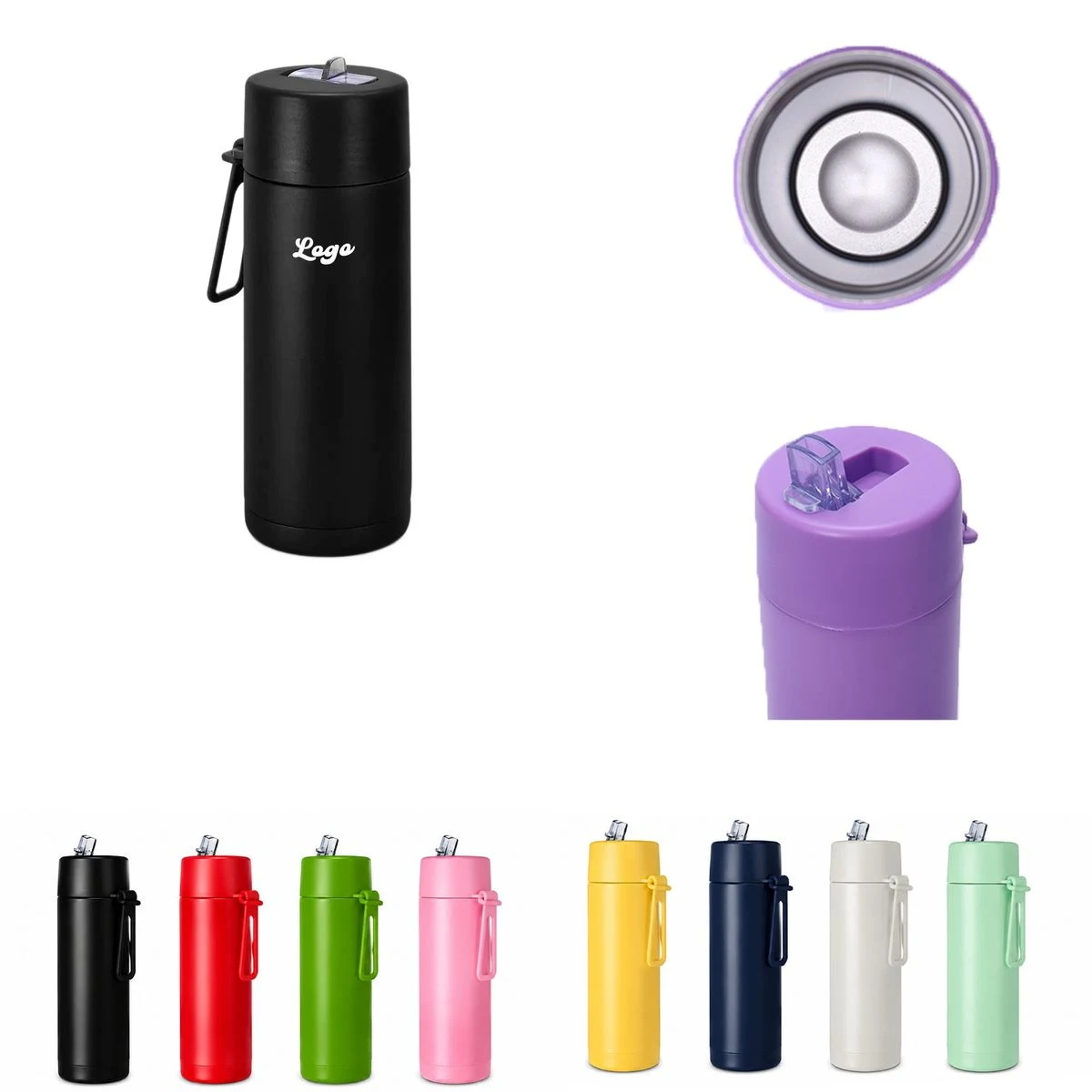 Premium Stainless Steel Insulated Tumbler with Straw Lid 1