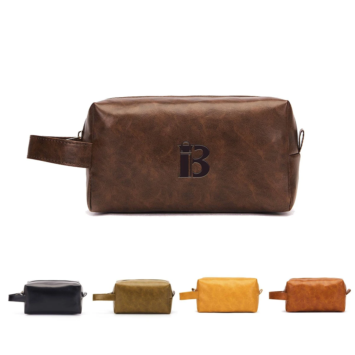 PU Leather Travel Toiletry Storage Bag 1