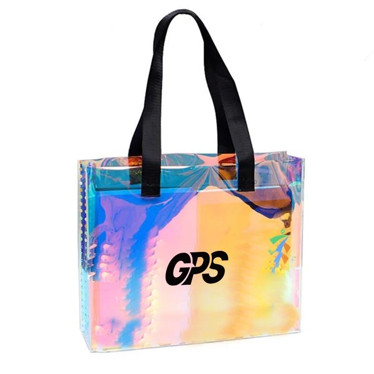 Holographic Laser PVC Fashion Shopping Tote Bag 1