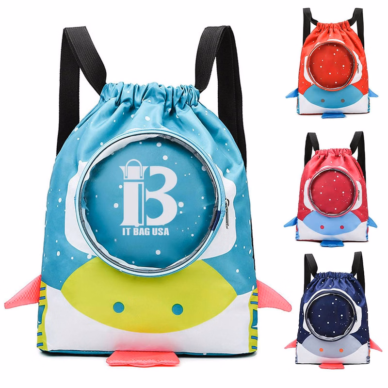 Cartoon Canvas Drawstring Bag