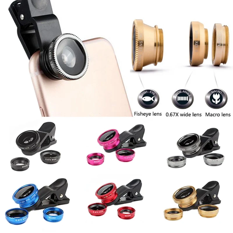 3-in-1 Clip Phone Lens Sets 1
