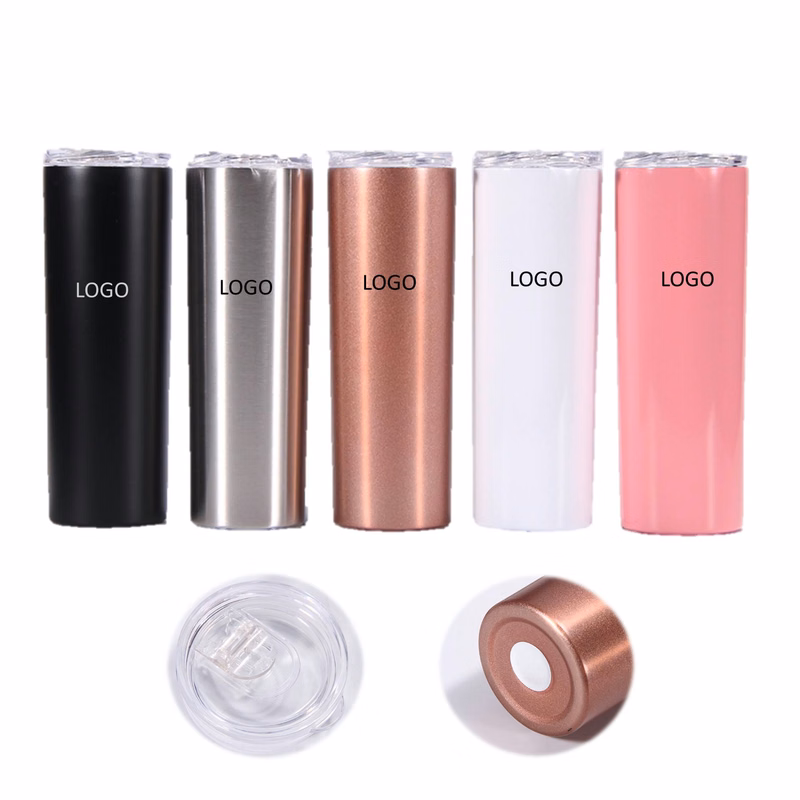 Portable 20oz Coffee Cup Tumbler w/Straw