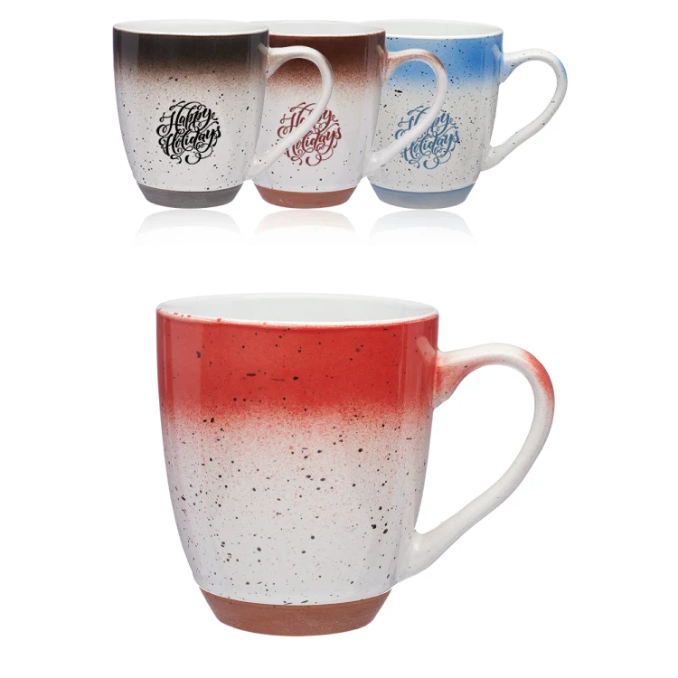 15 oz. Fade and Speckle Bistro Ceramic Mug 1