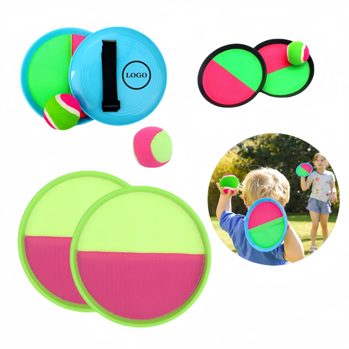Paddle Toss and Catch Ball 1