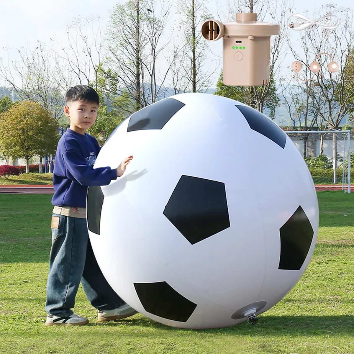 Big Plastic Inflatable Football 1