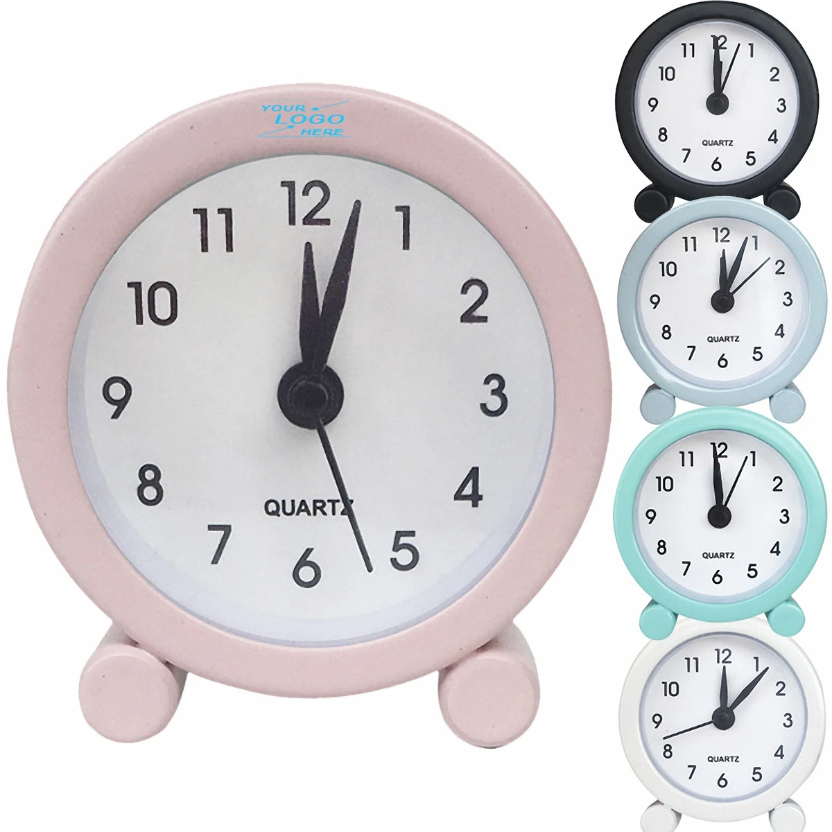 Compact Digital Alarm Clock, custom clock with logo imprint 1