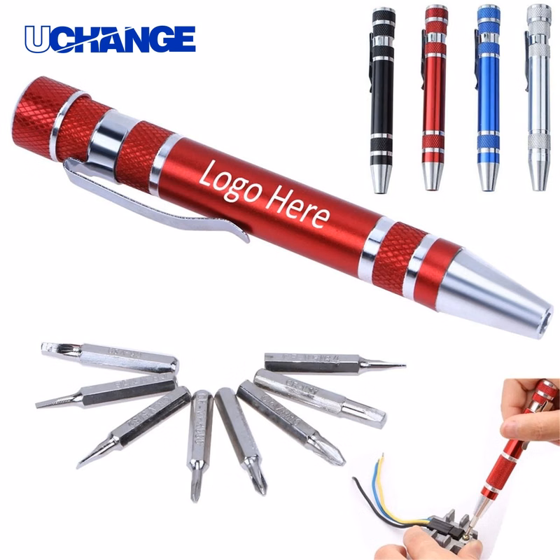 8-in-1 Aluminum Pen-Style Tool Kit for EDC Repairs