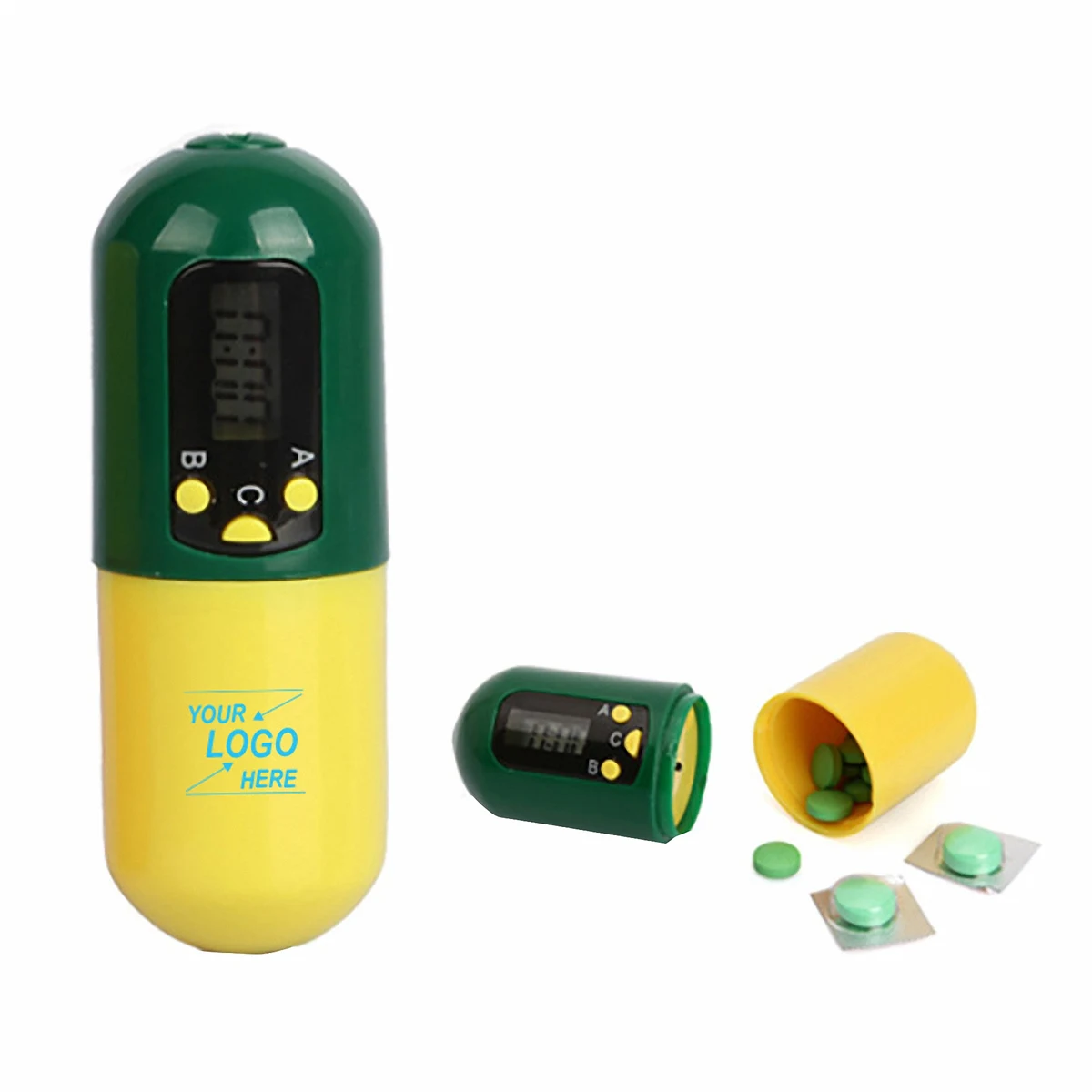 Pill Box Timer with Capsule Design 1