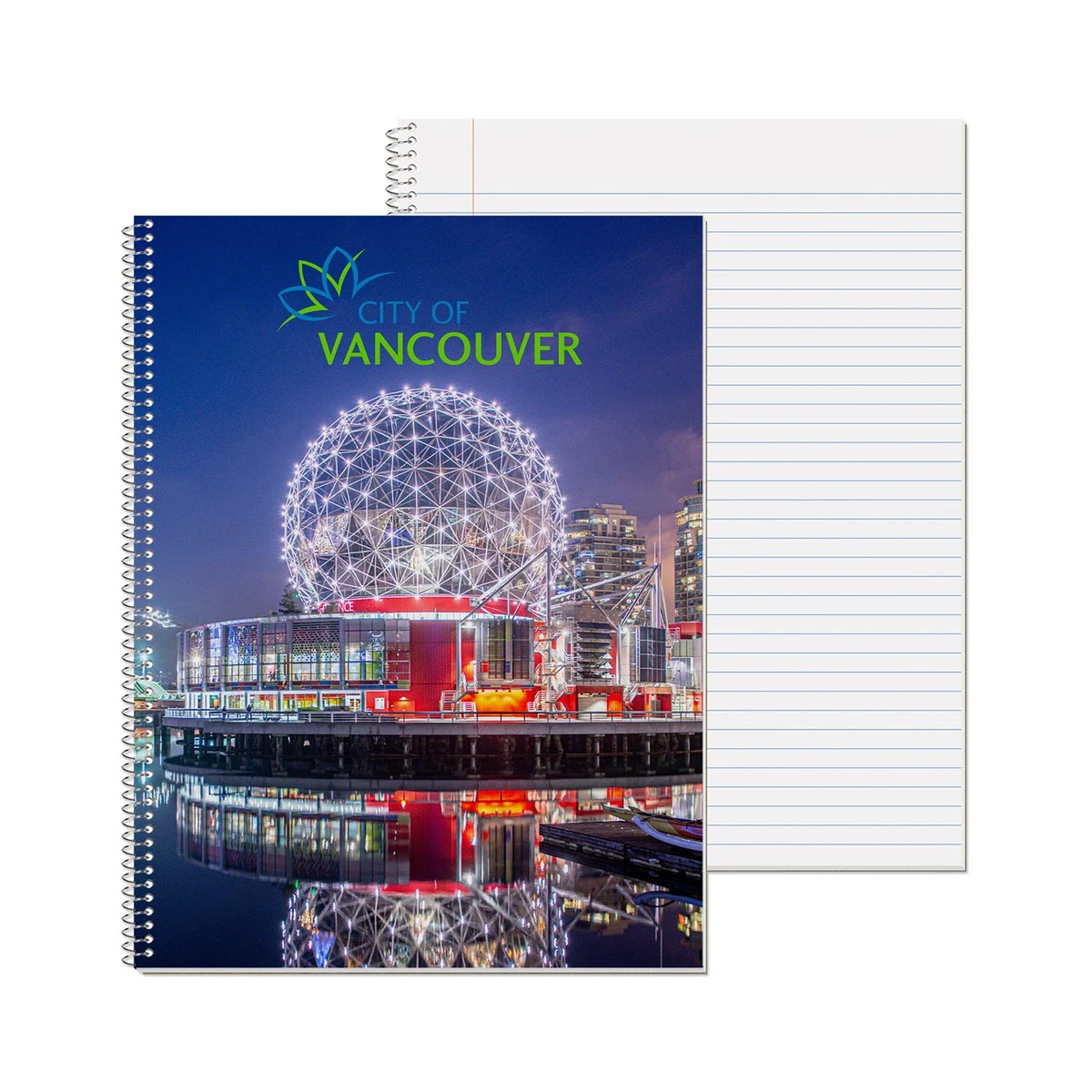 8 1/2" x 10 1/2" Full Color Composition Notebook- Wide Rules 1