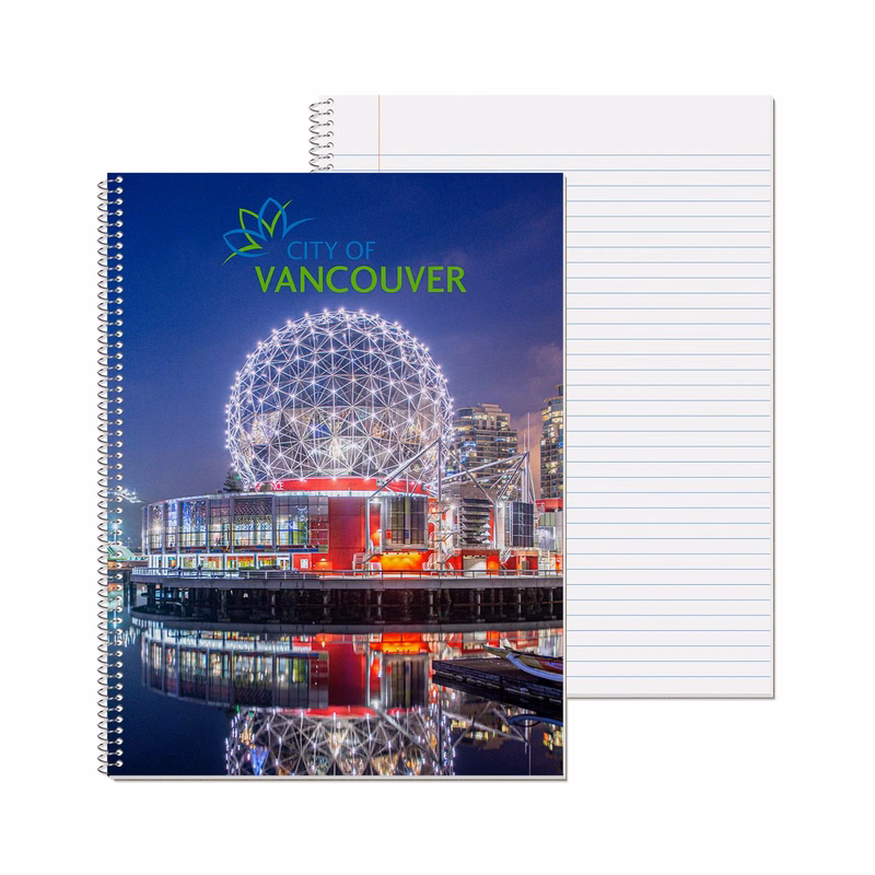 8 1/2" x 10 1/2" Full Color Composition Notebook- Wide Rules
