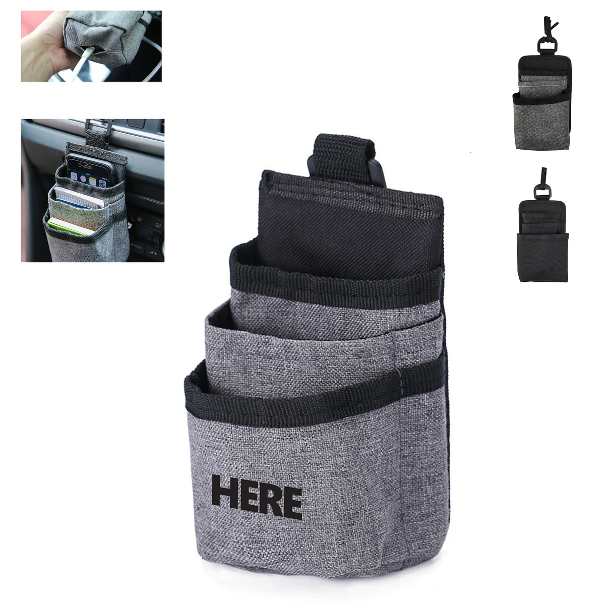 Car Hanging Bag with Cable Hole 1