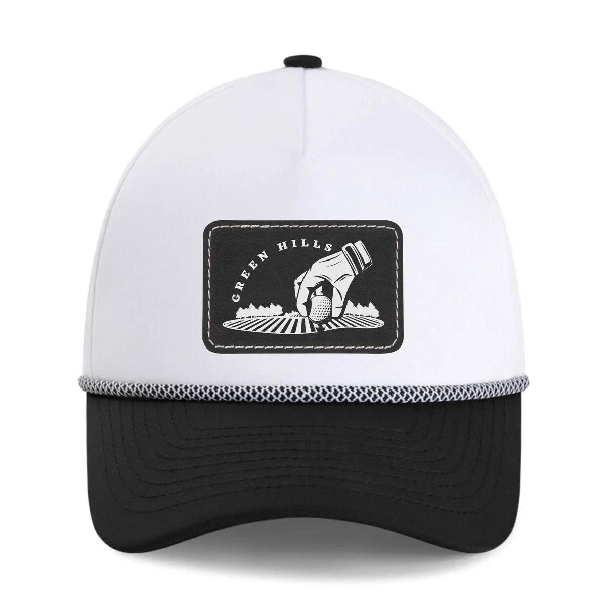 Imperial 5054T 5-Panel The Wrightson Two-Tone Performance Rope Cap with Patches or Embroidery 1