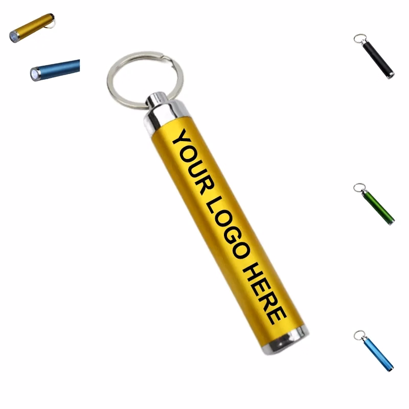Mini Cylinder Led Flashlight Keychain