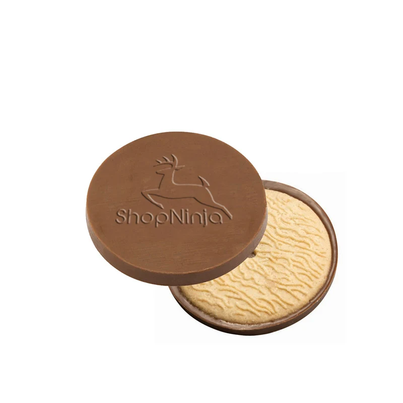 Custom Chocolate Cookies - Round Chocolate Cookie 1