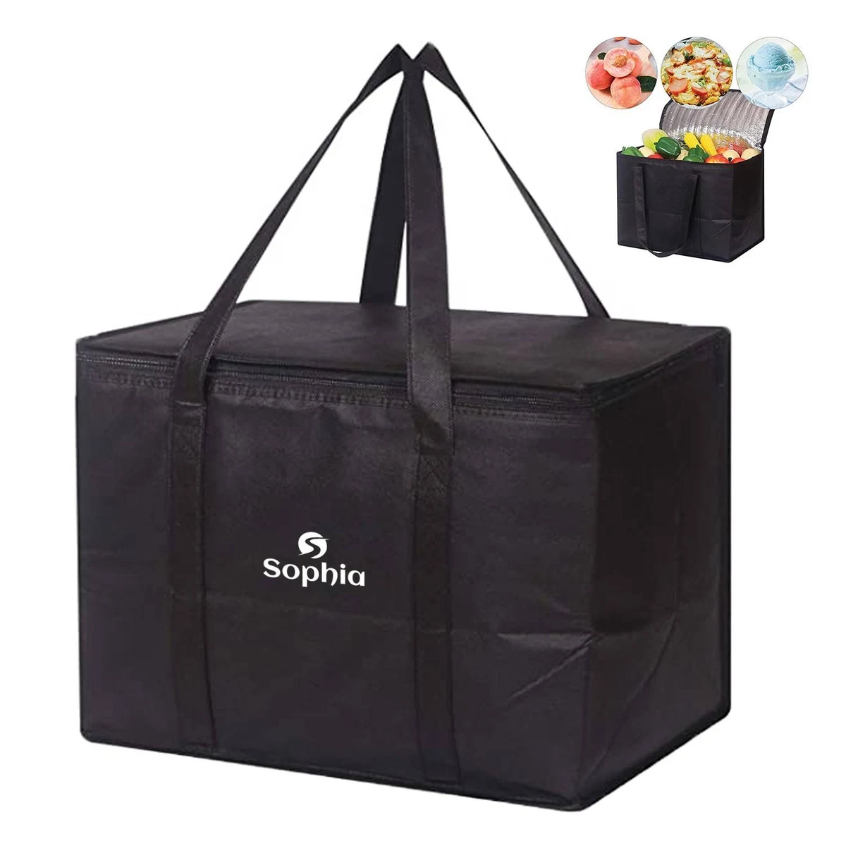 Reusable Insulated Grocery Cooler Bag 1