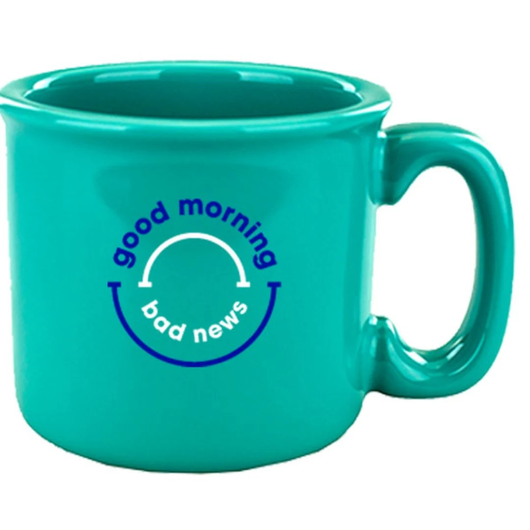 15 oz Yosemite Western Campfiree Mug - Aqua 1