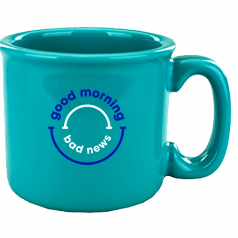 15 oz Yosemite Western Campfiree Mug - Aqua