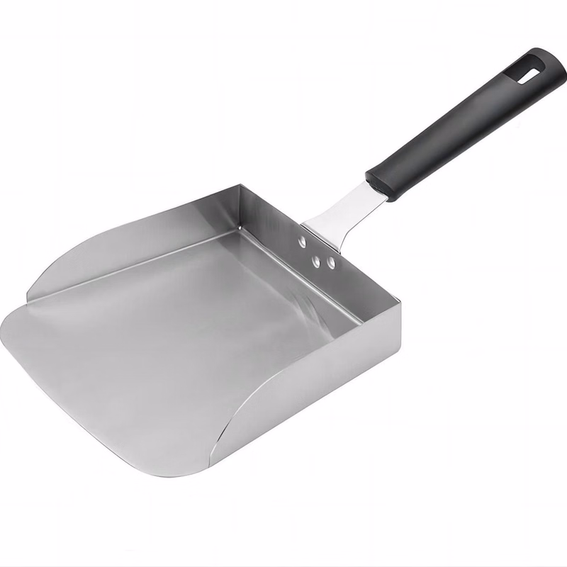 Stainless Steel Griddle Mover Smash Burger Food Shovel