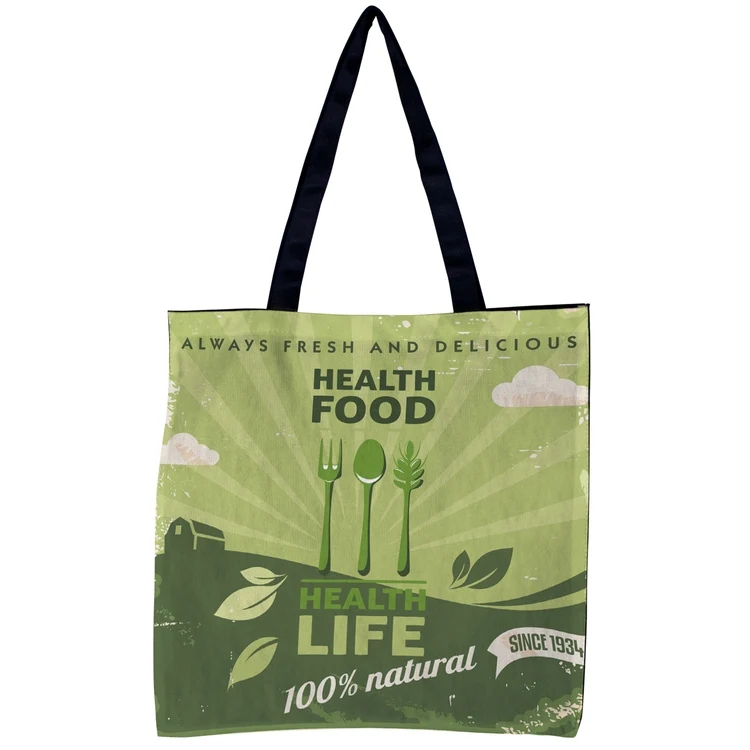 Flat Tote- Full Color on Front Only 1
