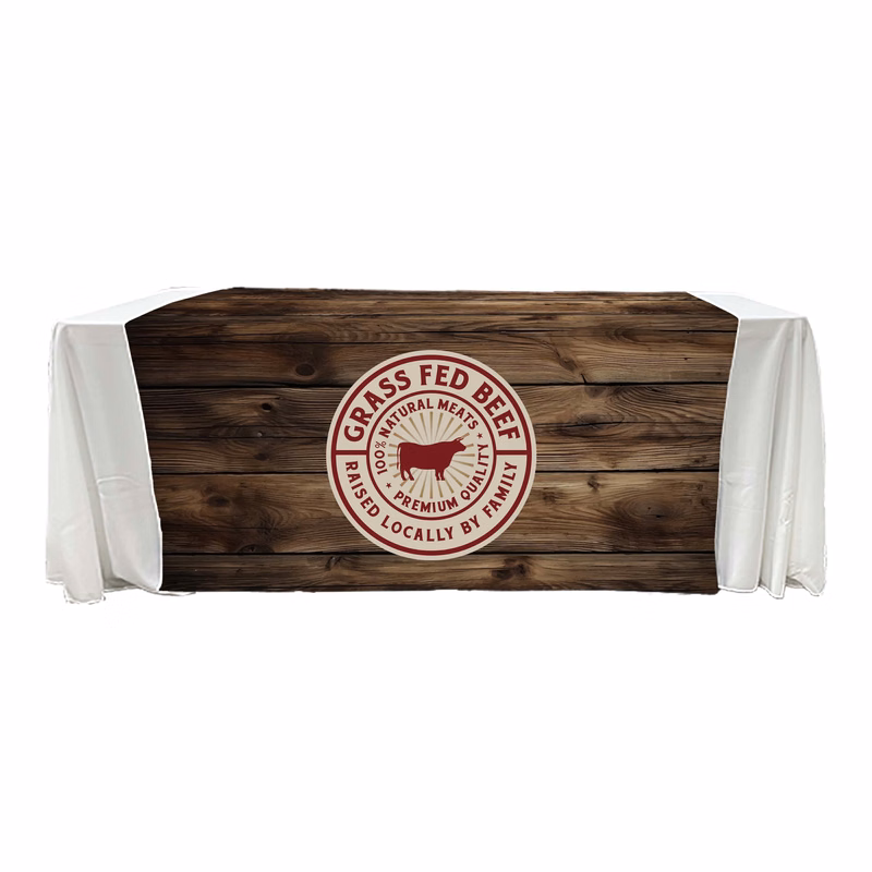 58 in. x 63 in. PolyKnit Table Runner (Dye Sub Full Cloth)