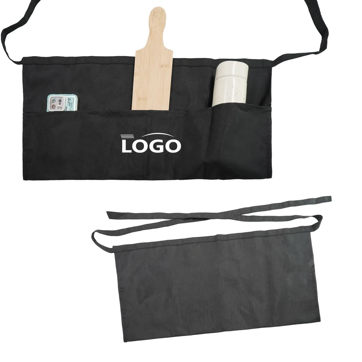 Waitress Waiter Server Short Aprons Waist Apron 1