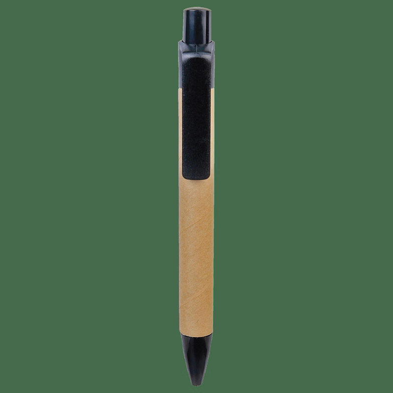Recycled Paper Pen with Black Trim